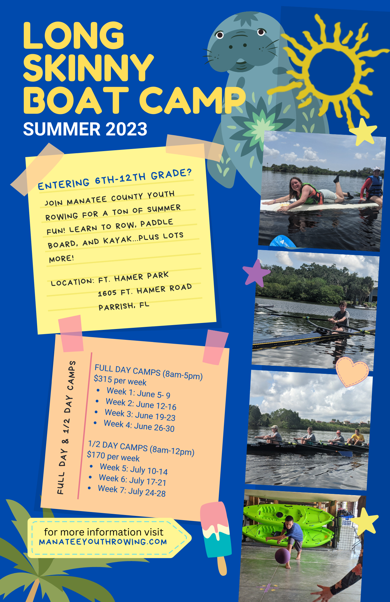 Summer Camps – Manatee County Youth Rowing